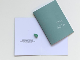 Kaartje & envelop , Veel Geluk