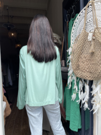 Même Road Blouse in Mint M5165C