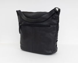 Bag2BagTas leder Sevilla Zwart