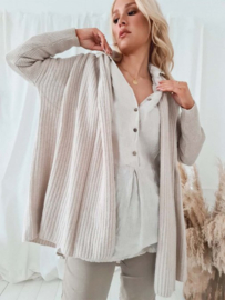 BYPIAS CAMELIA CARDIGAN, SAND