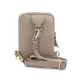 Bag2Bag lederen tas AJ15 Taupe