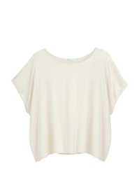 BYPIAS, BOHEMIANA  SATIN LUXERY ELLERY TOP VANILLA