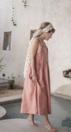 Bypias florence linnen dress Peach blush