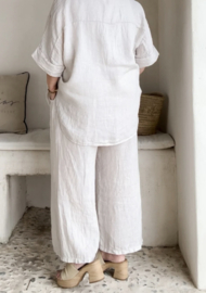 BYPIAS, BOHEMIANA , HAVANA LINEN PANTS, SAND