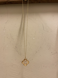 Suenia Zurich Clover Gold Necklace