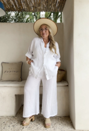 BYPIAS, BOHEMIANA DAYBREAK BLOUSE WHITE