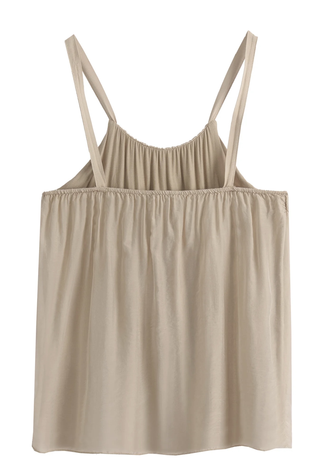 BYPIAS, BOHEMIANA  TIERRA ZIJDEN TOP TOFFEE