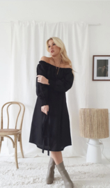 BYPIAS AMALFI DRESS BLACK