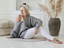 BYPIAS BAMBOO LEGGINGS LONG, WHITE