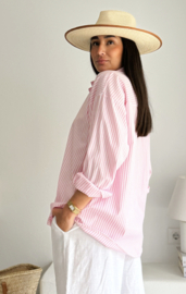 BYPIAS , BOHEMIANA  BLOUSE CLASSICAL PINK