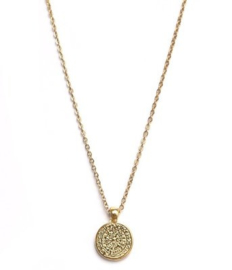 LOVE IBIZA KETTING MUNT GOLD