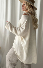 BYPIAS, BOHEMIANA  BLAIRE TRUI OFF WHITE