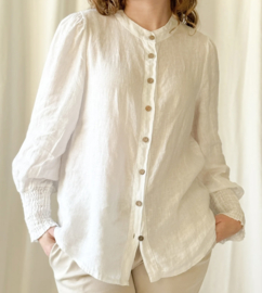 BYPIAS, BOHIEMIANA ILEANA BLOUSE WHITE