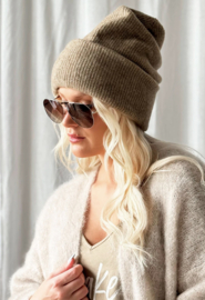 BYPIAS , BOHEMIANA  CHAMONIX BEANIE CARAMEL
