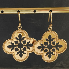 Suenia Zurich Clover Gold Earrings