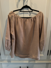 BYPIAS , ANALISE LINNEN BLOUSE POWDER