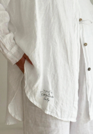 BYPIAS , BOHEMIANA  BLOUSE EASY DAYS WHITE