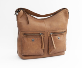 Bag2BagTas leder Model LEEDS Cognac