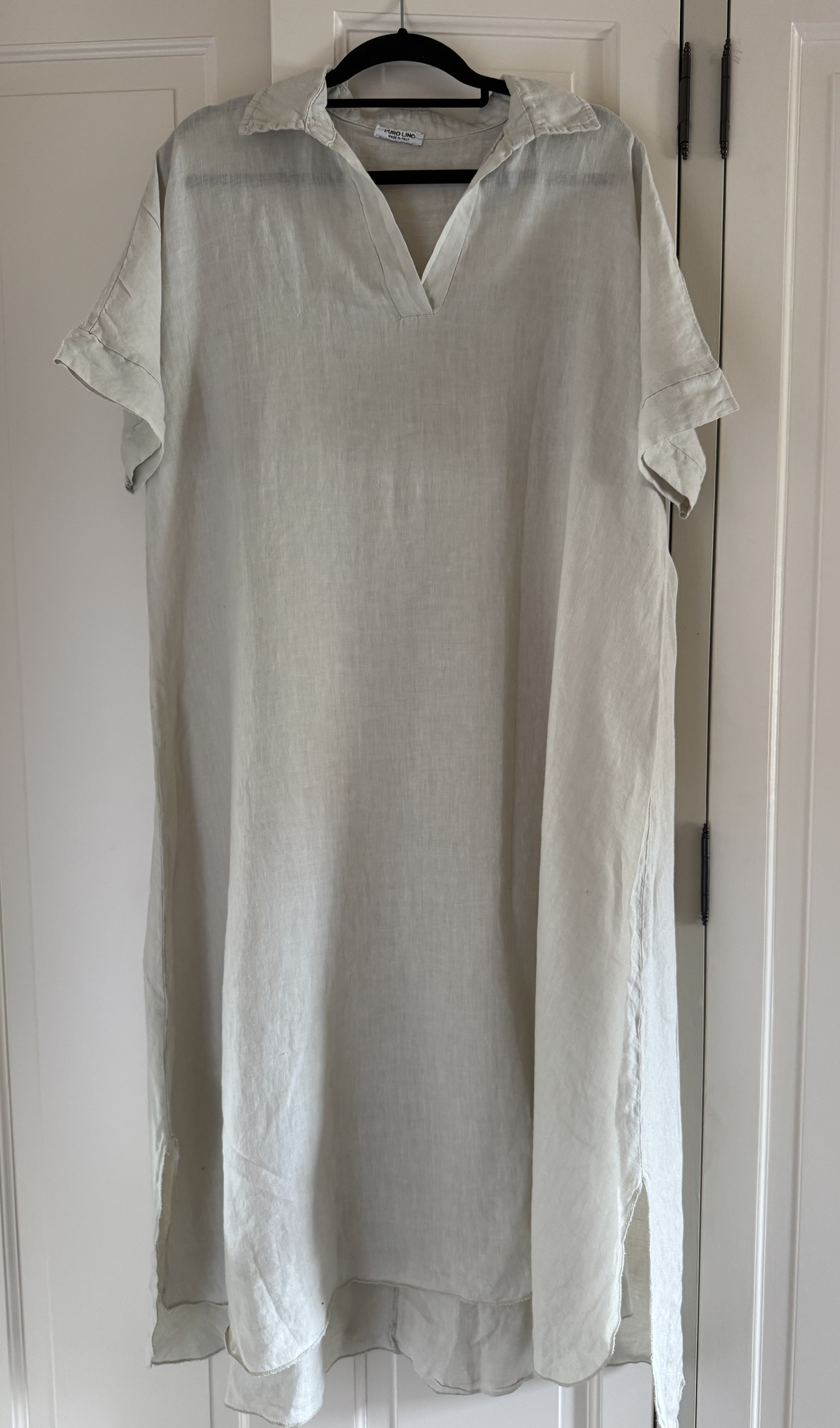 Linnen Jurk Joan Beige