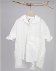 SixtyDays Big Pocket blouse White