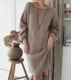 BYPIAS Victoria Knit Dress Taupe