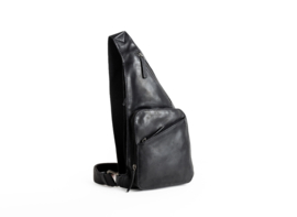 Bag2Bag Tas leder Limited Edition Cayo Zwart