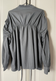 SixtyDays Vani short cotton blouse Grey