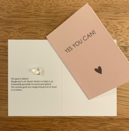 Kaartje & envelop , Yes you can