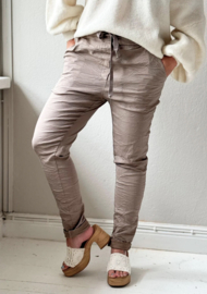 BYPIAS STRETCH JOGGER TAUPE