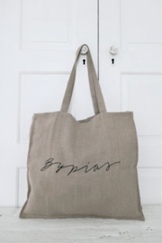 BYPIAS LINEN SHOPPER, NATURAL