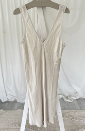 BYPIAS , BOHEMIANA ROSALEA VISCOSE UNDER DRESS BEIGE