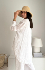 BYPIAS , BOHEMIANA  BLOUSE EASY DAYS WHITE