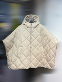 Oversized Puffer bodywarmer Lou Beige