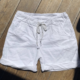 Jog pants Zara Short White