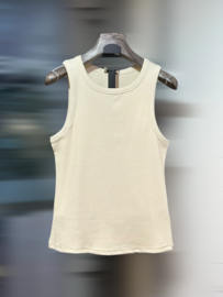 BASIC COTTON TANKTOP ECRU