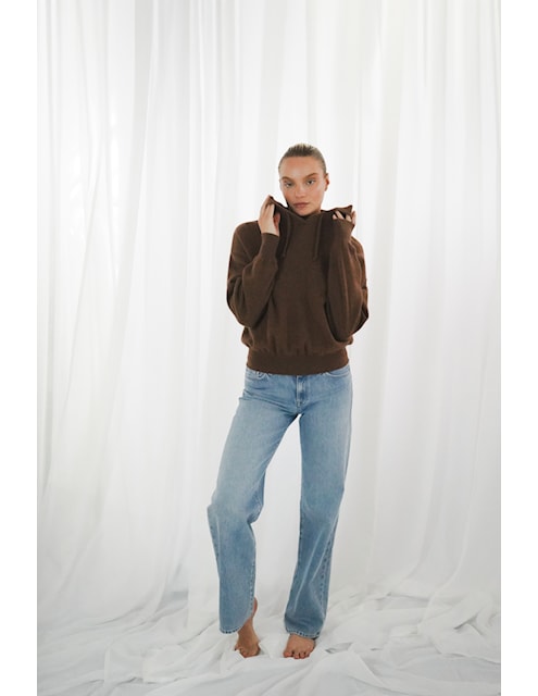 TWNS PUEBLO HOODY TRUI CHOCOLATE