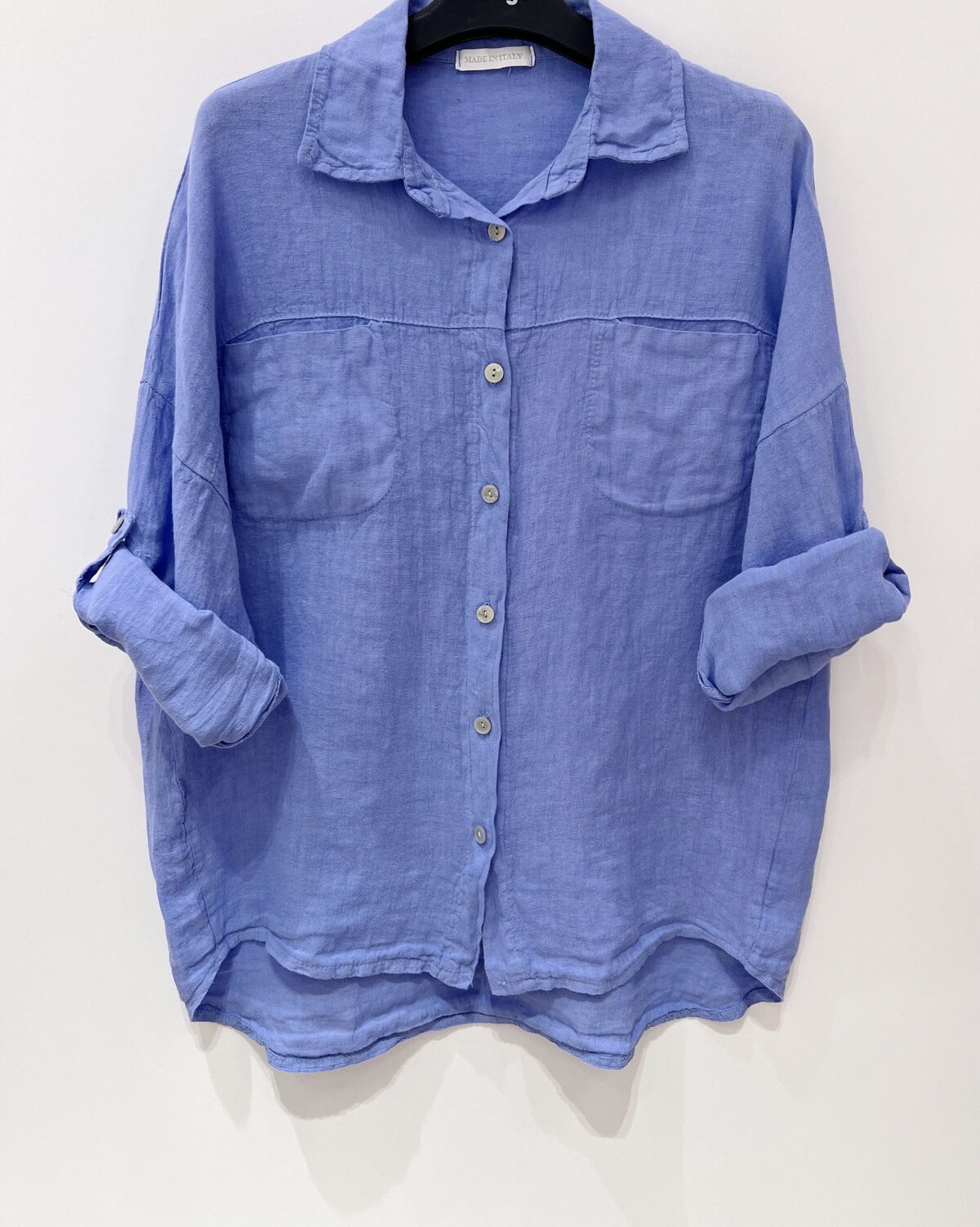 LINNEN BLOUSE ISA BLUE