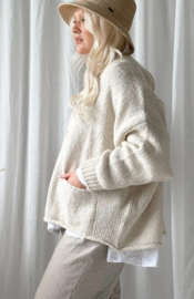 BYPIAS , BOHEMIANA  VEST DASH OFF WHITE