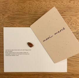 Kaartje & envelop , Mooi mens