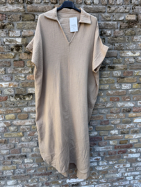 Cotton dress Estelle Taupe