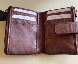 Bag2Bag Portemonnee leder Limited Edition Wallet Lioni  Dark Brown