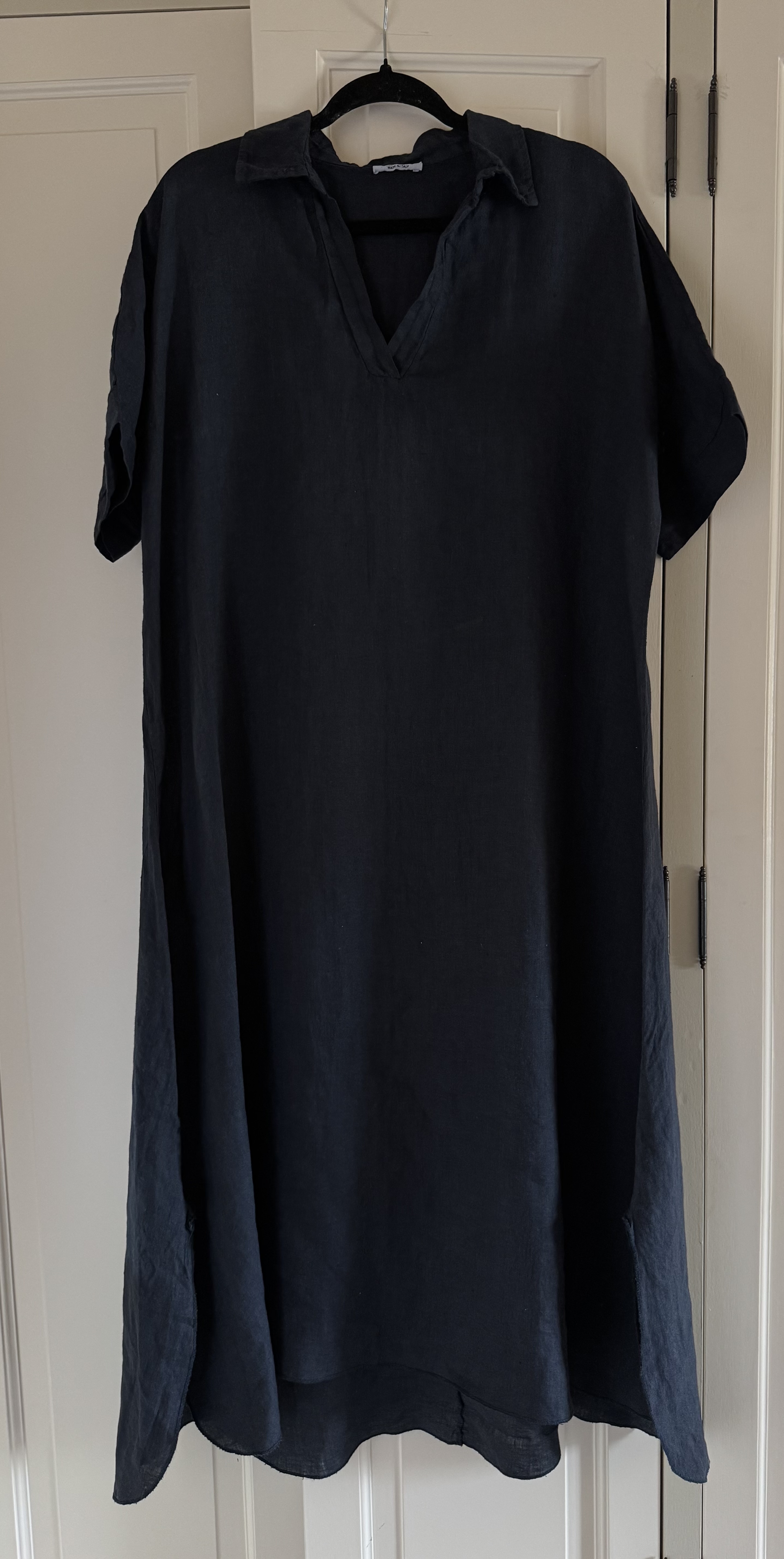 Linnen Jurk Joan Navy