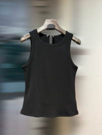 BASIC COTTON TANKTOP BLACK
