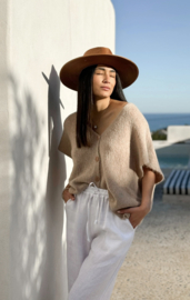 BYPIAS , BOHEMIANA  VEST ALBA BEIGE