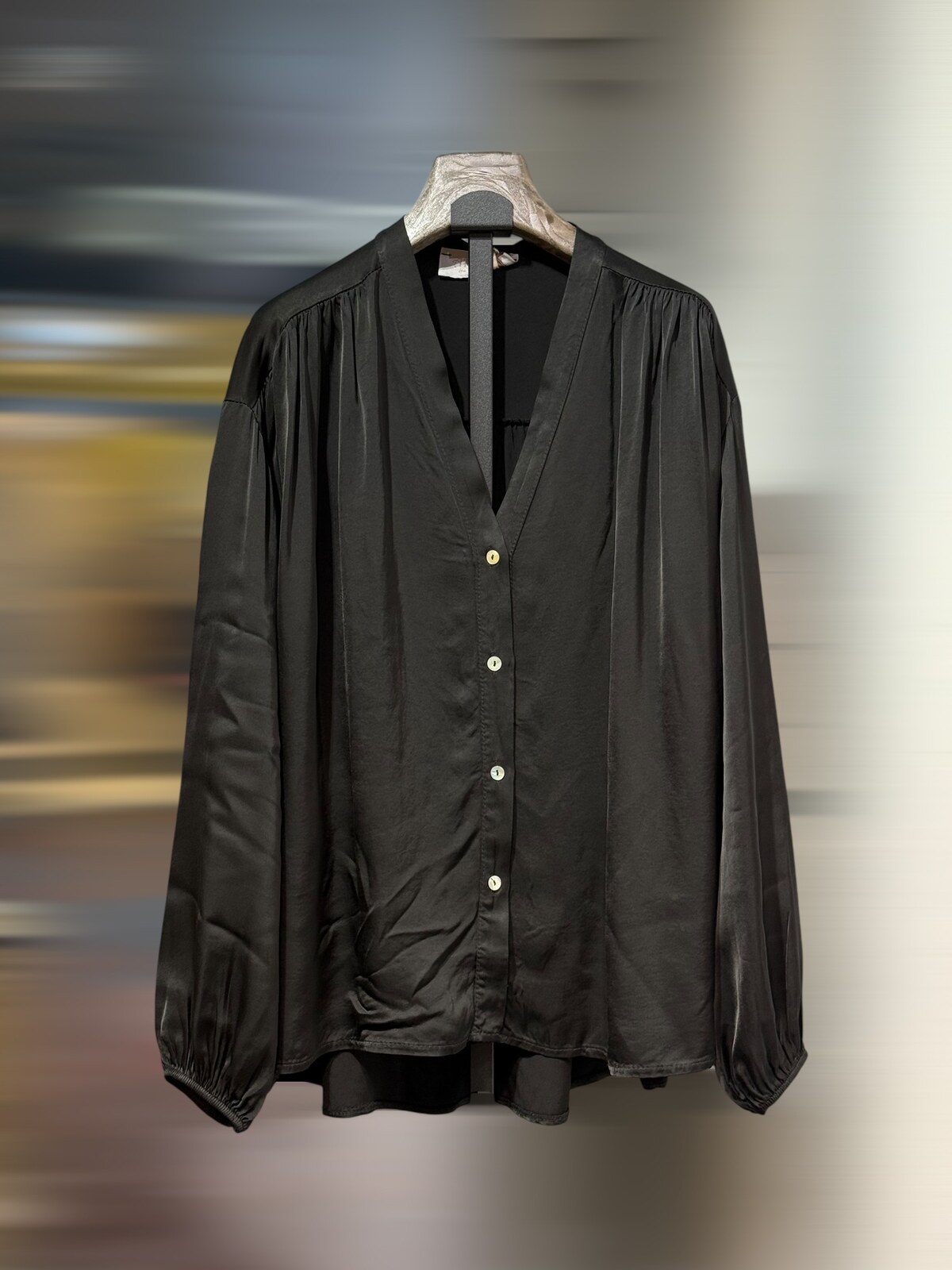 Satin Blouse Noa Black