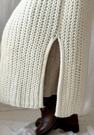 BYPIAS , BOHEMIANA  AURELLE VEST, OFF WHITE