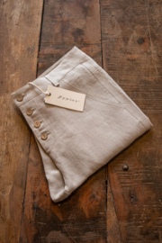 BYPIAS Linen Pants Tease Men Natural