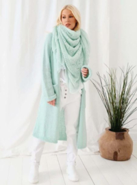 BYPIAS DREAMY MOHAIR SCARF, MINT