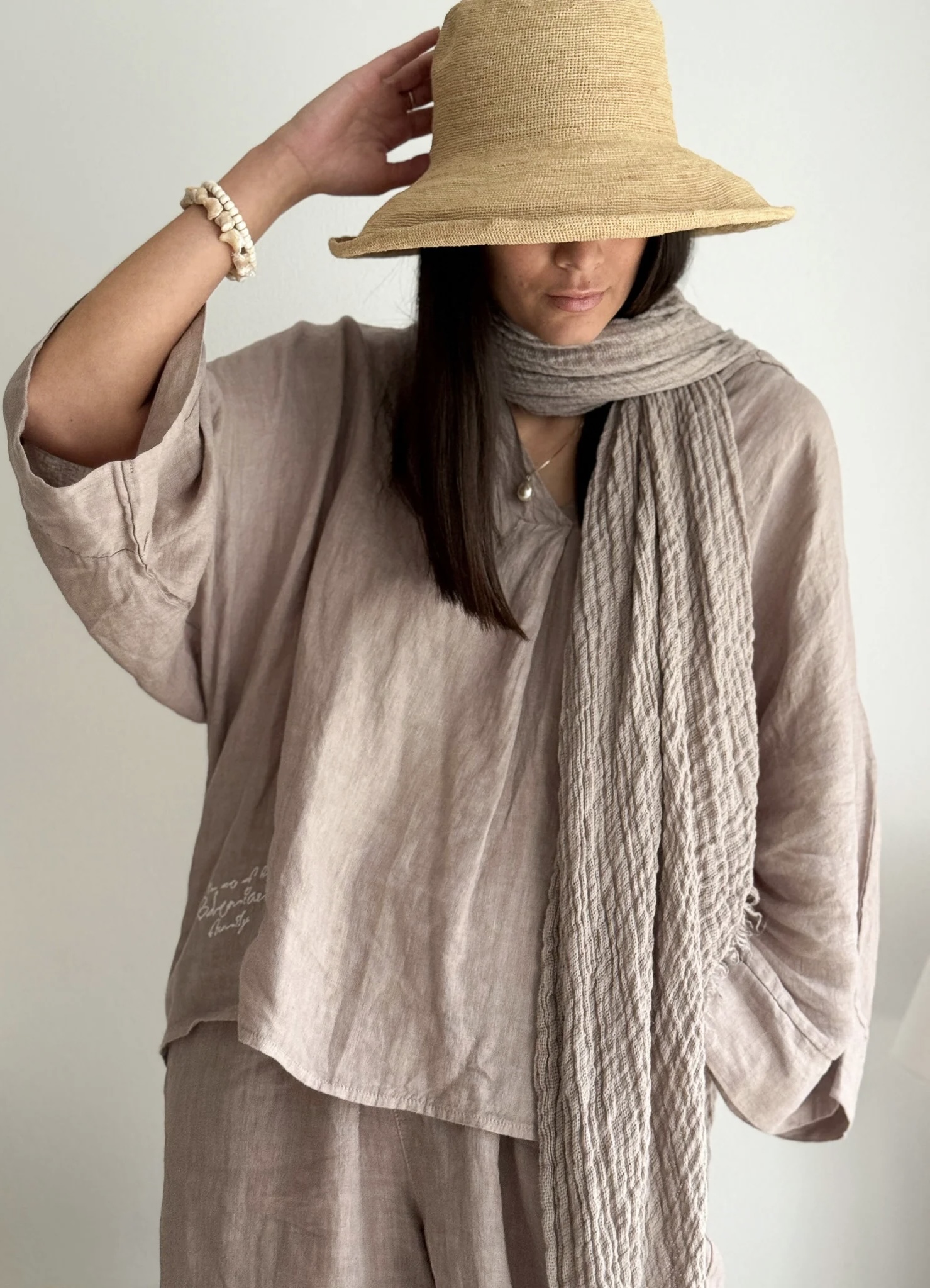 BYPIAS, BOHEMIANA  BOHO MESH SILVERPINK