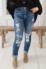BYPIAS  perfect jeans ripped jeans, blue wash